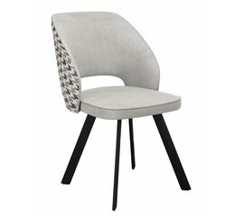Стул DikLine 274 поворотный SB6/A3 св.сер, ножки черные | Интернет магазин мебели и декора LifeDekor