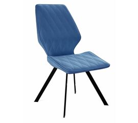 Стул DikLine 242M B8 BLUE, ножки черные | Интернет магазин мебели и декора LifeDekor