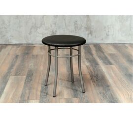 Кухонный табурет Shado Хокер черный, каркас бриллиант | Интернет магазин мебели и декора LifeDekor