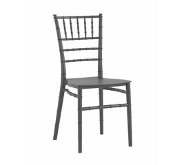 Стул Chiavari (Кьявари) пластик черный | Интернет магазин мебели и декора LifeDekor