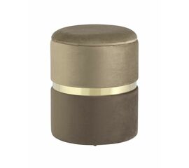 Пуф Кэрри с ящиком велюр коричневый | Интернет магазин мебели и декора LifeDekor