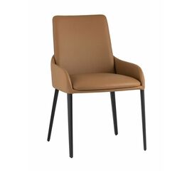 Стул Челси экокожа коричневый | Интернет магазин мебели и декора LifeDekor