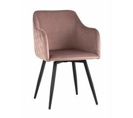 Стул Ника вращающийся велюр пыльно-розовый | Интернет магазин мебели и декора LifeDekor