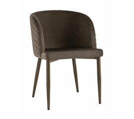 Стул Оскар велюр коричневый | Интернет магазин мебели и декора LifeDekor