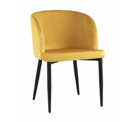 Стул Оскар велюр оранжевый | Интернет магазин мебели и декора LifeDekor