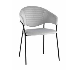 Стул Алексис велюр серый | Интернет магазин мебели и декора LifeDekor