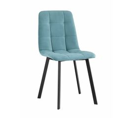 Стул Oliver Square велюр пыльно-голубой | Интернет магазин мебели и декора LifeDekor