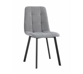 Стул Oliver Square велюр серый | Интернет магазин мебели и декора LifeDekor