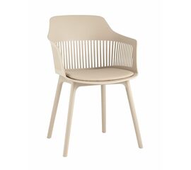 Стул Crocus с подушкой бежевый | Интернет магазин мебели и декора LifeDekor