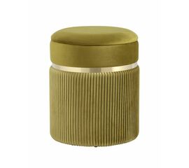 Пуф Миранда с ящиком велюр оливковый | Интернет магазин мебели и декора LifeDekor