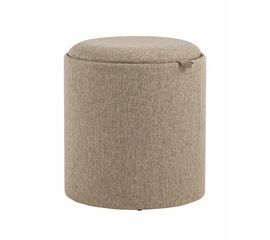 Пуф-столик с ящиком Хюгге S рогожка бежевый | Интернет магазин мебели и декора LifeDekor