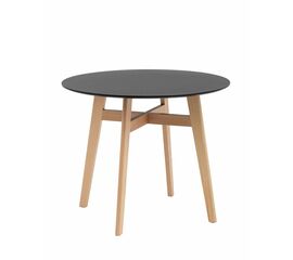 Стол обеденный Target Circle 90*90 черный | Интернет магазин мебели и декора LifeDekor