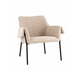 Кресло лаунж Бесс альпака бежевый | Интернет магазин мебели и декора LifeDekor