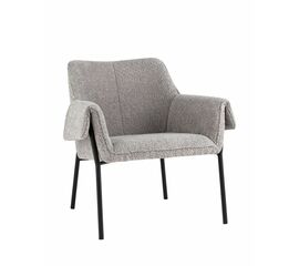 Кресло лаунж Бесс альпака серый | Интернет магазин мебели и декора LifeDekor