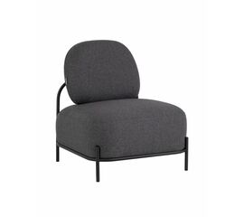 Кресло Стоун рогожка тёмно-серый | Интернет магазин мебели и декора LifeDekor