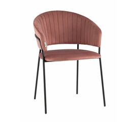 Стул Бруно велюр пыльно-розовый | Интернет магазин мебели и декора LifeDekor