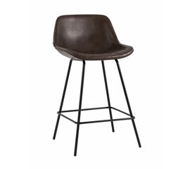 Стул полубарный Деймон экокожа коричневый | Интернет магазин мебели и декора LifeDekor