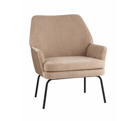 Кресло Харви светло-коричневый с коричневой экокожей | Интернет магазин мебели и декора LifeDekor