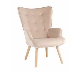 Кресло Хью велюр бежевый | Интернет магазин мебели и декора LifeDekor
