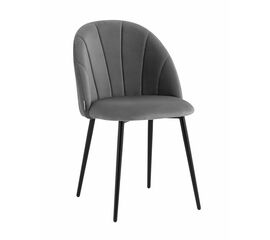 Стул Логан NEW велюр серый | Интернет магазин мебели и декора LifeDekor