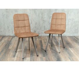 Стул мягкий SHADO Соната профиль коричневый велюр, каркас бриллант | Интернет магазин мебели и декора LifeDekor