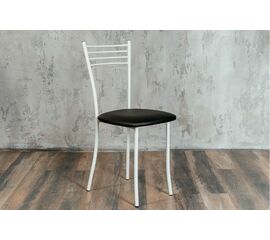 Стул для кухни SHADO Хлоя черный, каркас белый | Интернет магазин мебели и декора LifeDekor