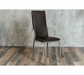 Кухонный стул SHADO Пекин коричневый на каркасе бриллиант | Интернет магазин мебели и декора LifeDekor