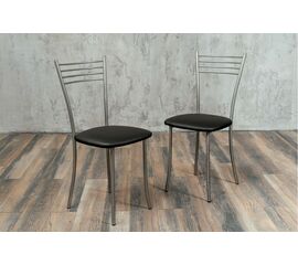 Стул для кухни SHADO Хлоя черный, каркас бриллиант | Интернет магазин мебели и декора LifeDekor