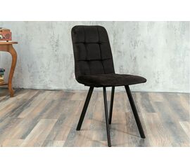 Стул мягкий SHADO Соната профиль черный велюр, черный каркас | Интернет магазин мебели и декора LifeDekor