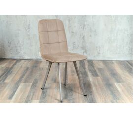 Стул мягкий SHADO Соната профиль бежевый велюр, каркас бриллант | Интернет магазин мебели и декора LifeDekor