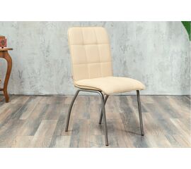 Кухонный стул SHADO София бежевый экокожа, каркас бриллиант | Интернет магазин мебели и декора LifeDekor