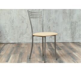 Стул для кухни SHADO Хлоя бежевый, каркас бриллиант | Интернет магазин мебели и декора LifeDekor