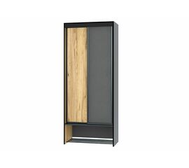 Шкаф-купе ОЛЬГА-ЛОФТ 10.1, Дуб Крафт Золотой, Темно Серый | Интернет магазин мебели и декора LifeDekor