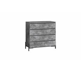 Комод НЕКСТ - К1 Камень темный, Черный | Интернет магазин мебели и декора LifeDekor