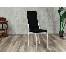 Кухонный стул SHADO Пекин черный на белом каркасе | Интернет магазин мебели и декора LifeDekor