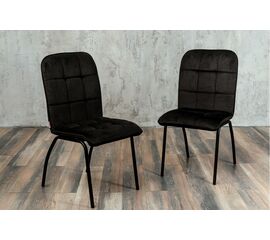 Кухонный стул SHADO София черный велюр, каркас черный | Интернет магазин мебели и декора LifeDekor