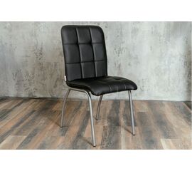 Кухонный стул SHADO София черный экокожа, каркас бриллиант | Интернет магазин мебели и декора LifeDekor