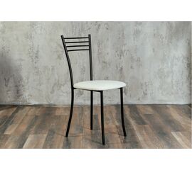 Стул для кухни SHADO Хлоя белый, каркас черный | Интернет магазин мебели и декора LifeDekor