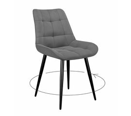 Стул DikLine 226 поворотный B22 GREY, ножки черные | Интернет магазин мебели и декора LifeDekor