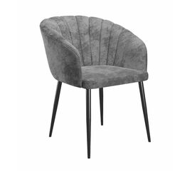 Стул DikLine 441 M14 серый, ножки черные | Интернет магазин мебели и декора LifeDekor