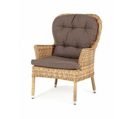 "Алиса" кресло плетеное, цвет соломенный | Интернет магазин мебели и декора LifeDekor