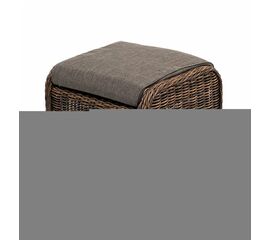 "Толедо" пуф плетеный, цвет коричневый | Интернет магазин мебели и декора LifeDekor