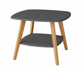 Стол журнальный Хадсон графит/дуб светлый | Интернет магазин мебели и декора LifeDekor