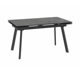 Cтол с керамическим покрытием Chelsy -140 (STONE BLACK ST CER/Черный)140(30+30)х85 | Интернет магазин мебели и декора LifeDekor