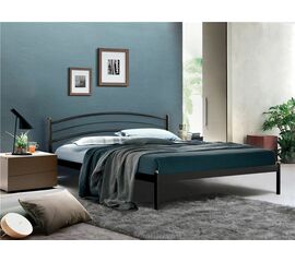 Кровать двуспальная ЭКО+ (180х200/металлическое основание) Черный | Интернет магазин мебели и декора LifeDekor