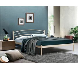 Кровать двуспальная ЭКО+ (180х200/металлическое основание) Бежевый | Интернет магазин мебели и декора LifeDekor