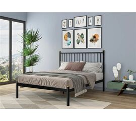 Кровать АРЗУ (140х200/металлическое основание, усиленное) Чёрный | Интернет магазин мебели и декора LifeDekor