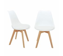 Комплект из 2-х стульев Eames Bon белый | Интернет магазин мебели и декора LifeDekor