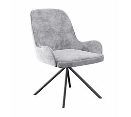 Стул DikLine 402 N84 св.серый, ножки черные | Интернет магазин мебели и декора LifeDekor