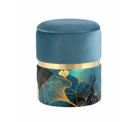 Пуф Кэрри с ящиком велюр Gingko | Интернет магазин мебели и декора LifeDekor